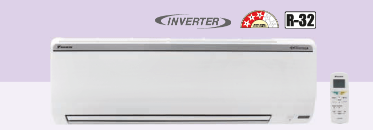 Daikin 1.0 Ton Inverter 3 Star Streamer Discharge Split Air Conditioner